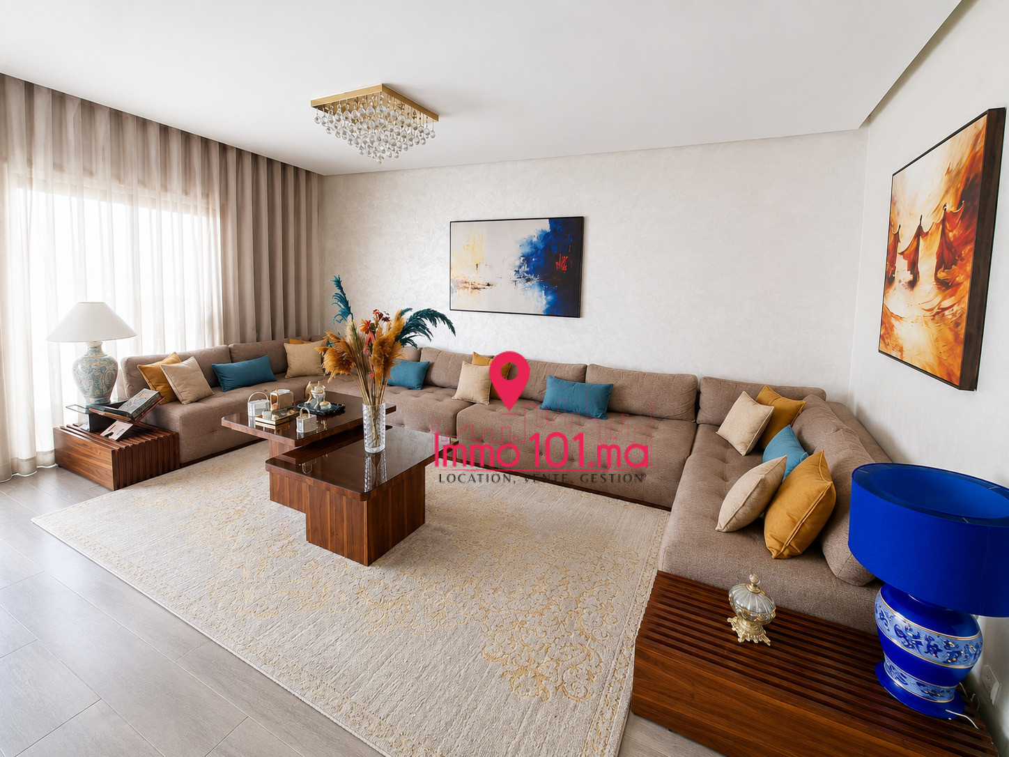 Location appartement meublé à Harhoura – Val d’Or SILAM2530
